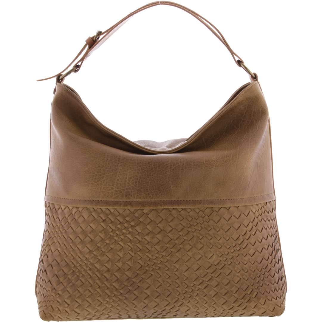 Elle Faux Woven Leather Tote | The Leather Crew | Online | Australia