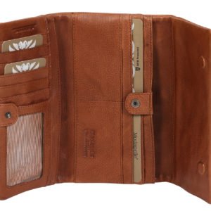Collection Leather Wallet_tan_open