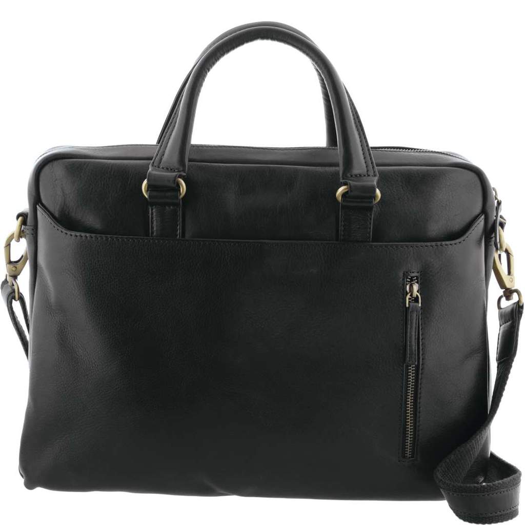 Seymour Large Leather Portfolio Bag | Satchels | The Leather Crew