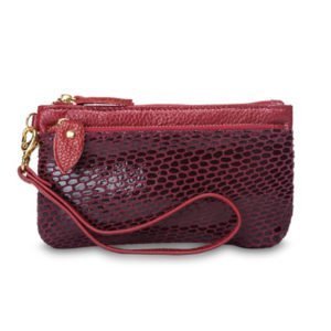 Anya Leather Wallet Red