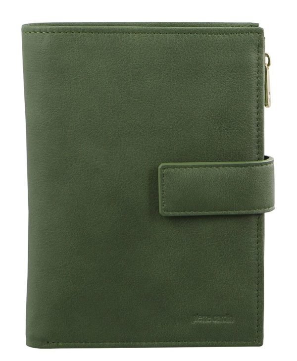 Pierre Cardin Ladies Leather Wallet_emerald