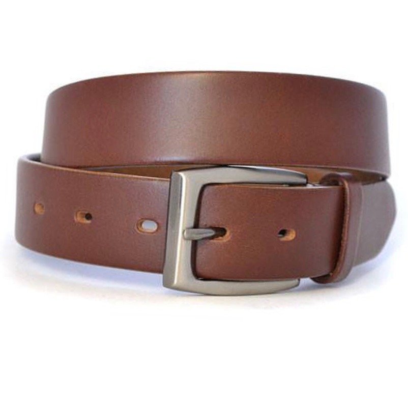 Giovanni Mens Tan Genuine Leather Belt | Leather | Men | Afterpay