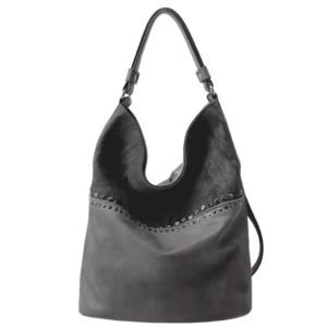 Charleze Canvas & Leather Hobo
