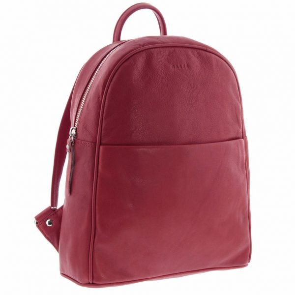 Avalon Soft Leather Backpack_red1