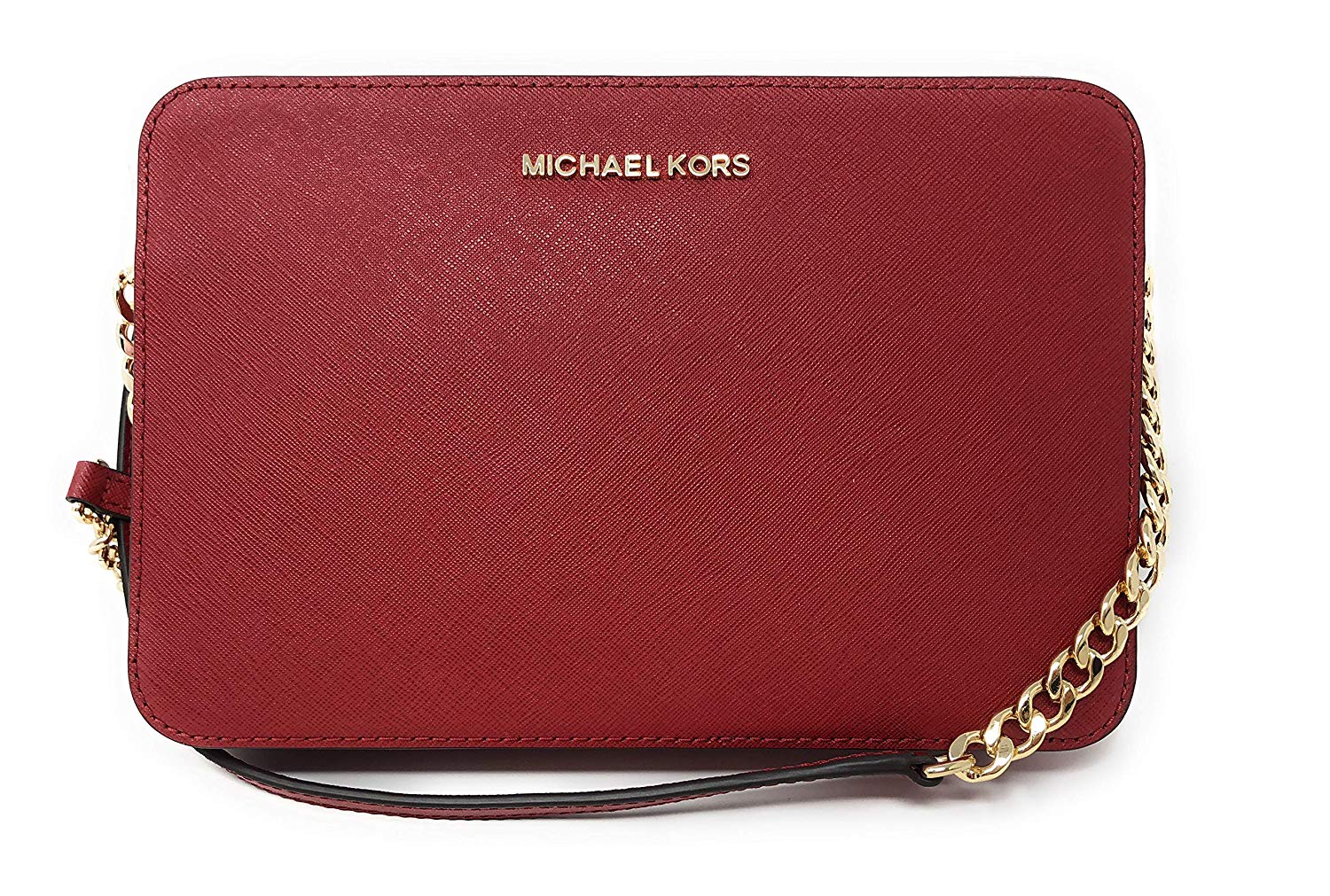 Michael Kors Scarlet Jet Set Travel Small Saffiano Leather Coin Purse, Best Price and Reviews
