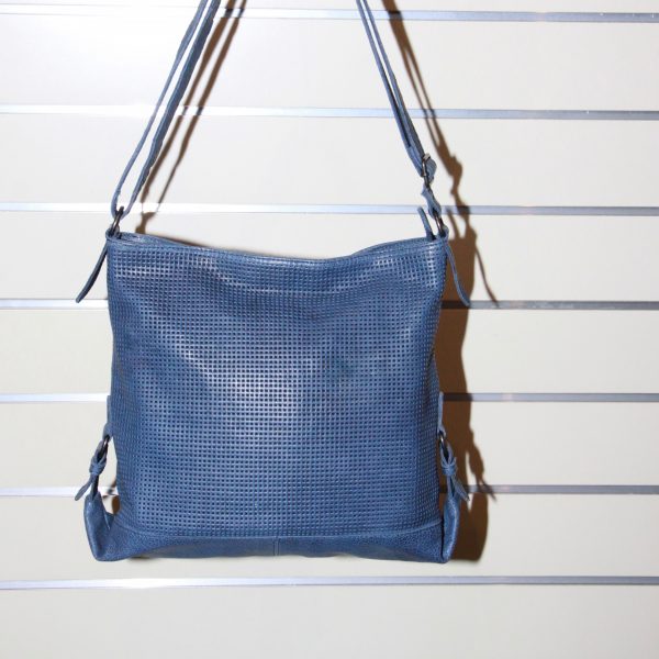 Giannotti Leather Shoulder Bag_Blue