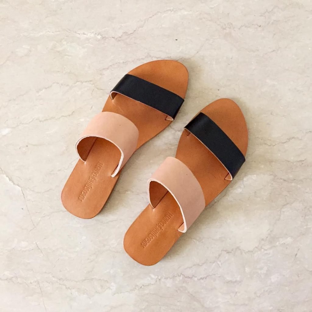 Chloe Slides | Sandals | The Leather Crew