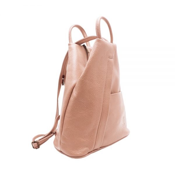 Italian Leather Backpack_pink1