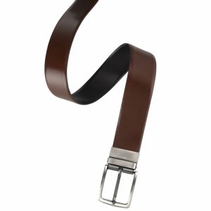 Reversible Leather Belt_Black/Tan