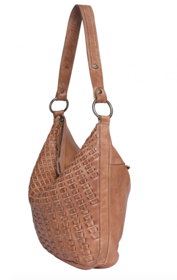 Woven Leather Hobo Bag3