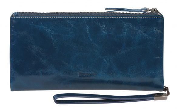 Summer Leather wallet_blue