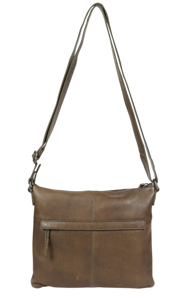Crossbody Leather Bag _Olive
